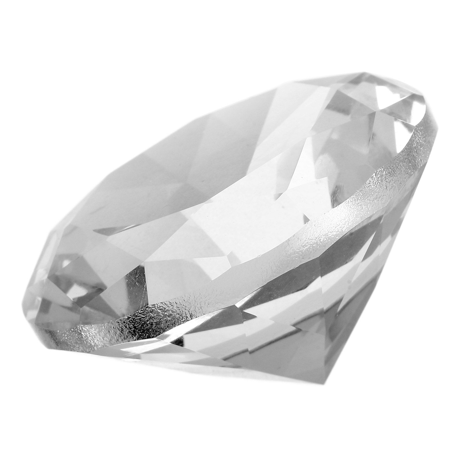 Paper Weight Crystal - Giant Clear Acrylic Decorative Paperweight Romantic