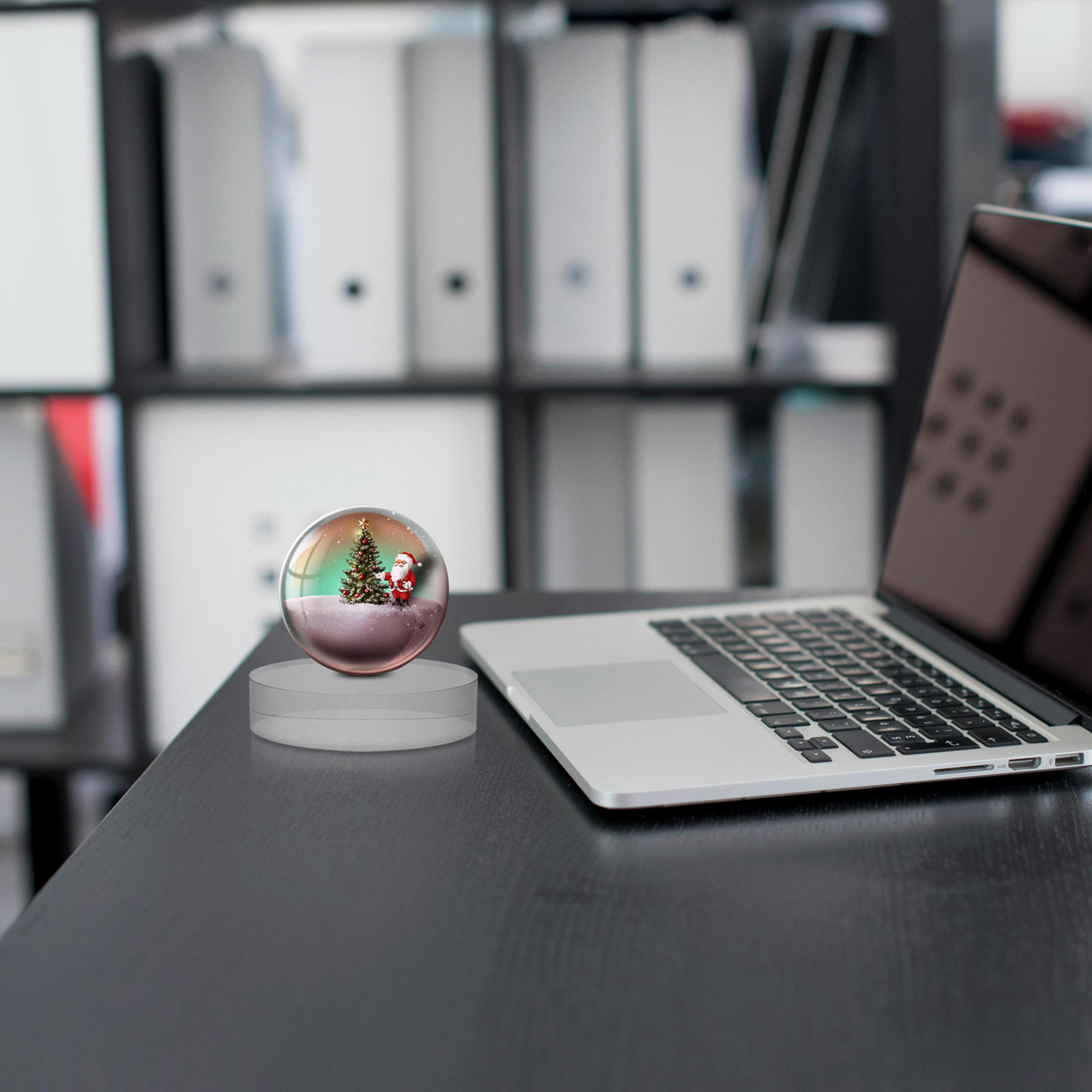 Paper Weight Crystal - Round Crystal Glass Paperweight Clear Elegant