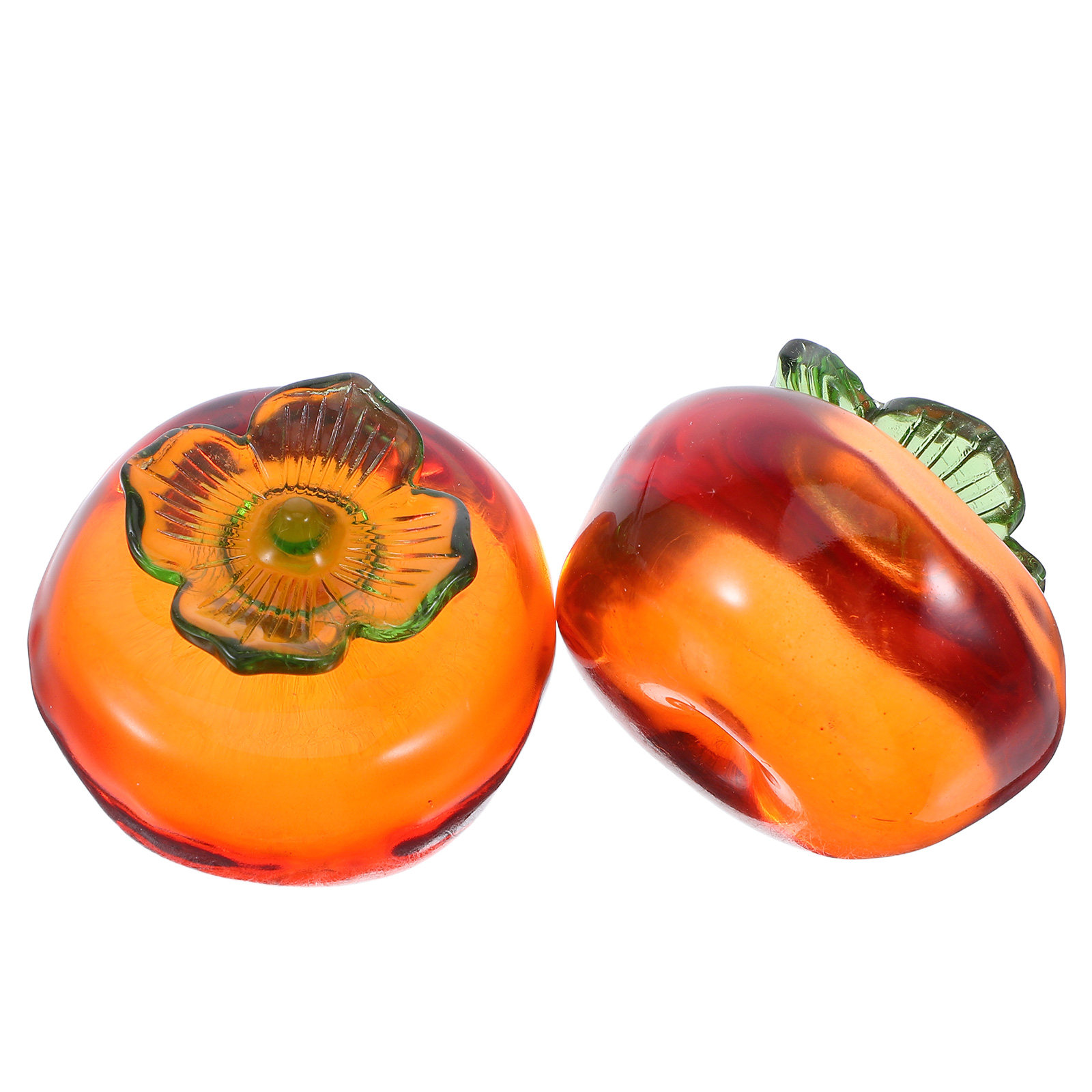 2Pcs Heavy Crystal Persimmon P - đánh giá và giá Paper Weight Crystal