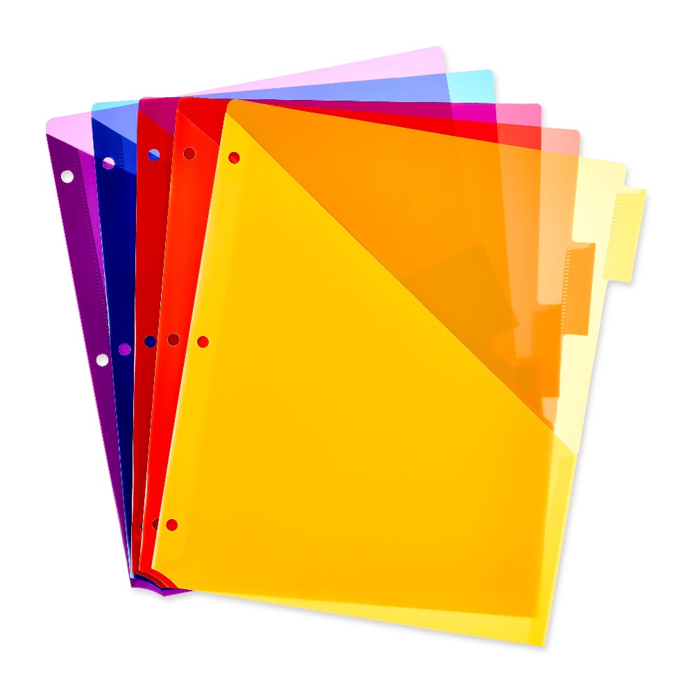 Vibrant Color Index Tab Divide - đánh giá và giá Tab Divider A4