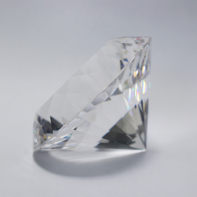 150mm Transparent Optical Crys - đánh giá và giá Paper Weight Crystal
