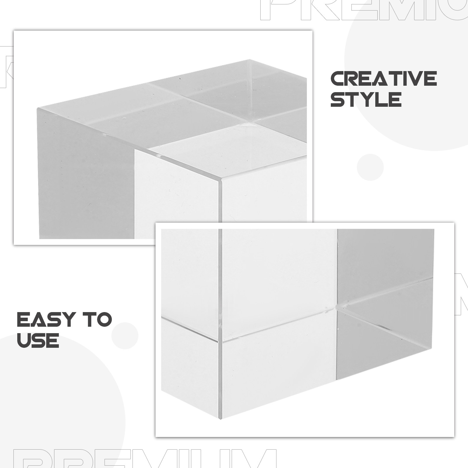 Square Clear Crystal Paperweig - đánh giá và giá Book Weight Glass