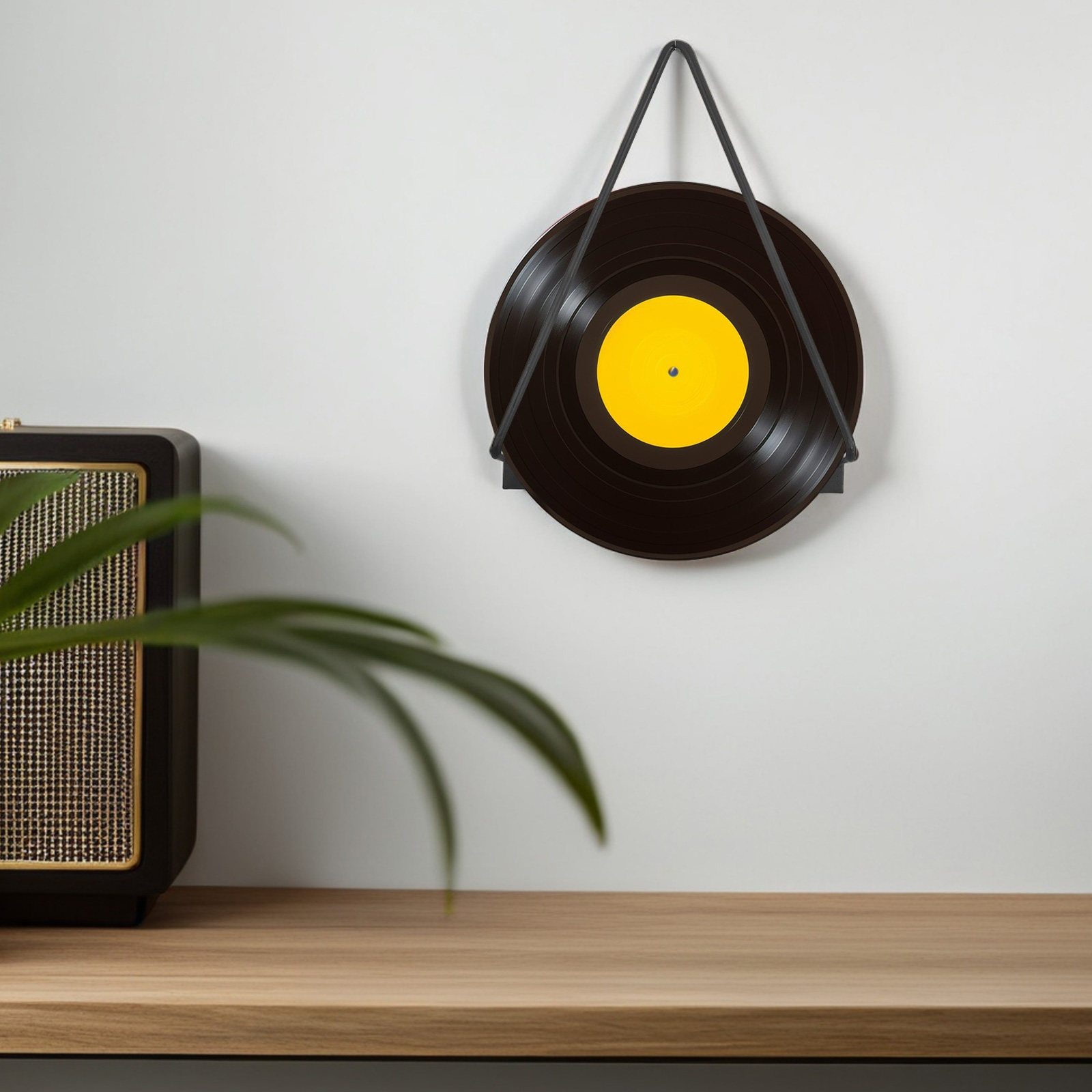 Black Metal Wall Mount Vinyl R - đánh giá và giá Magazine Holder Rack