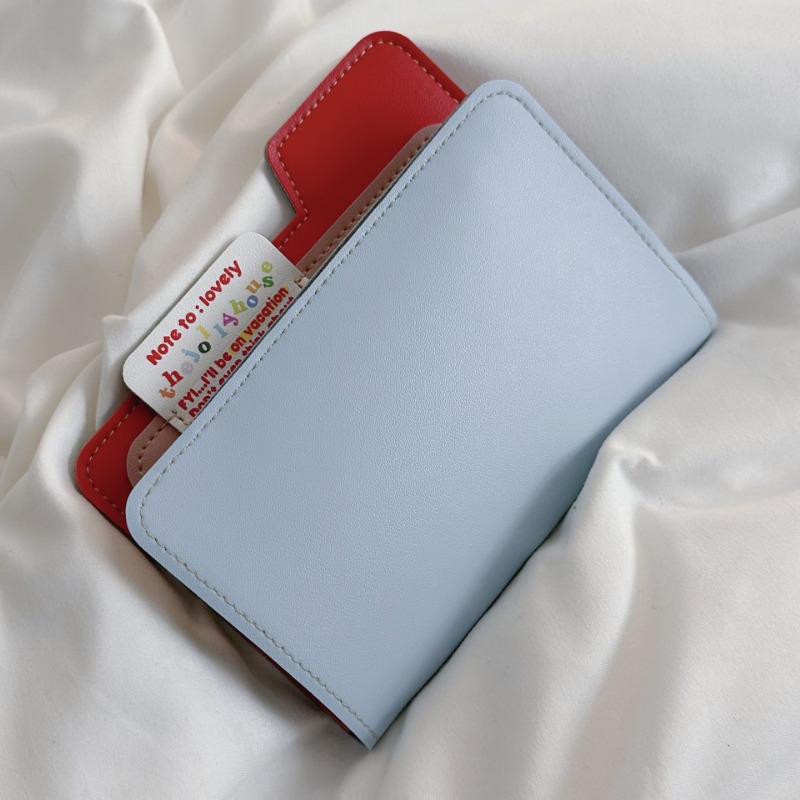 Ins Color Block Passport Holde - đánh giá và giá Index Card Holder