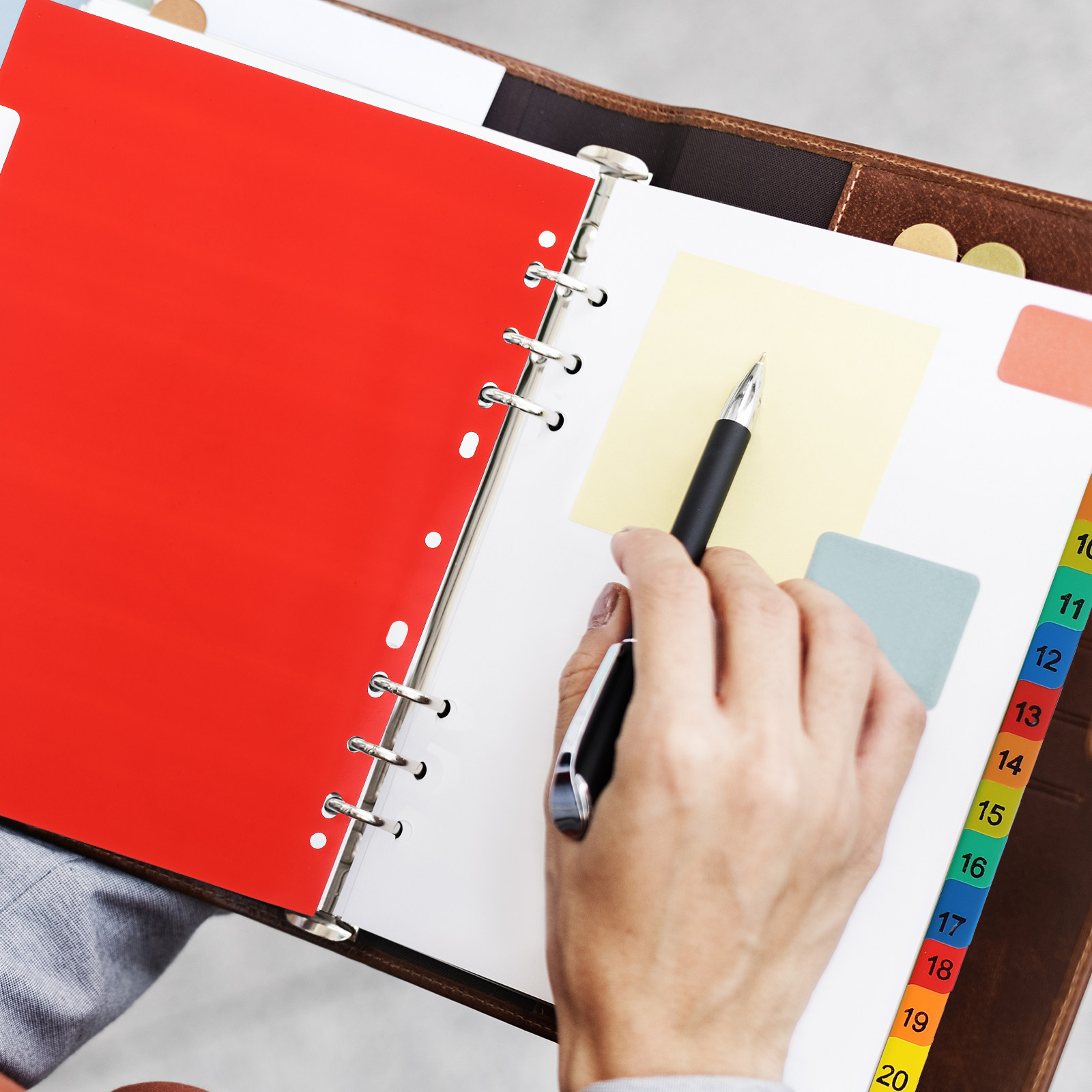 20 Pages A4 Colorful Plastic P - đánh giá và giá Tab Divider A4