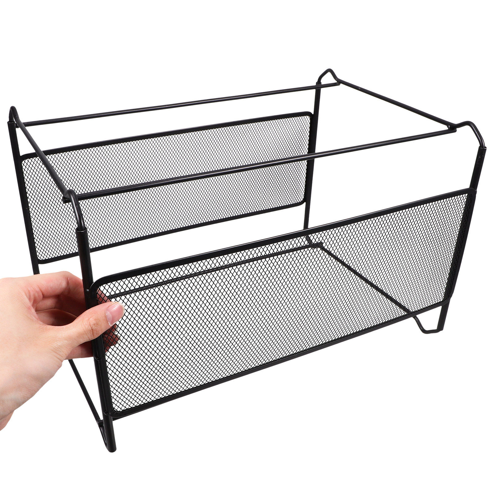 Iron Mesh File Storage Rack Bo - đánh giá và giá Magazine Holder Rack