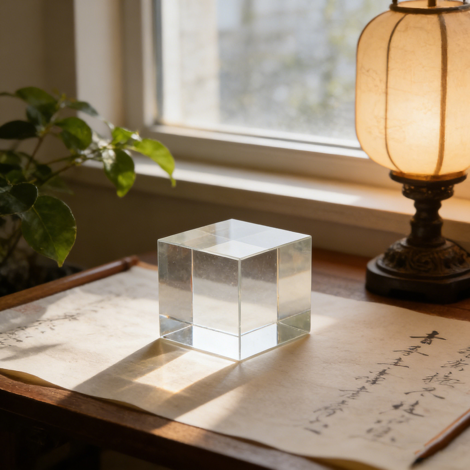 Clear Square Crystal Paperweig - đánh giá và giá Book Weight Glass