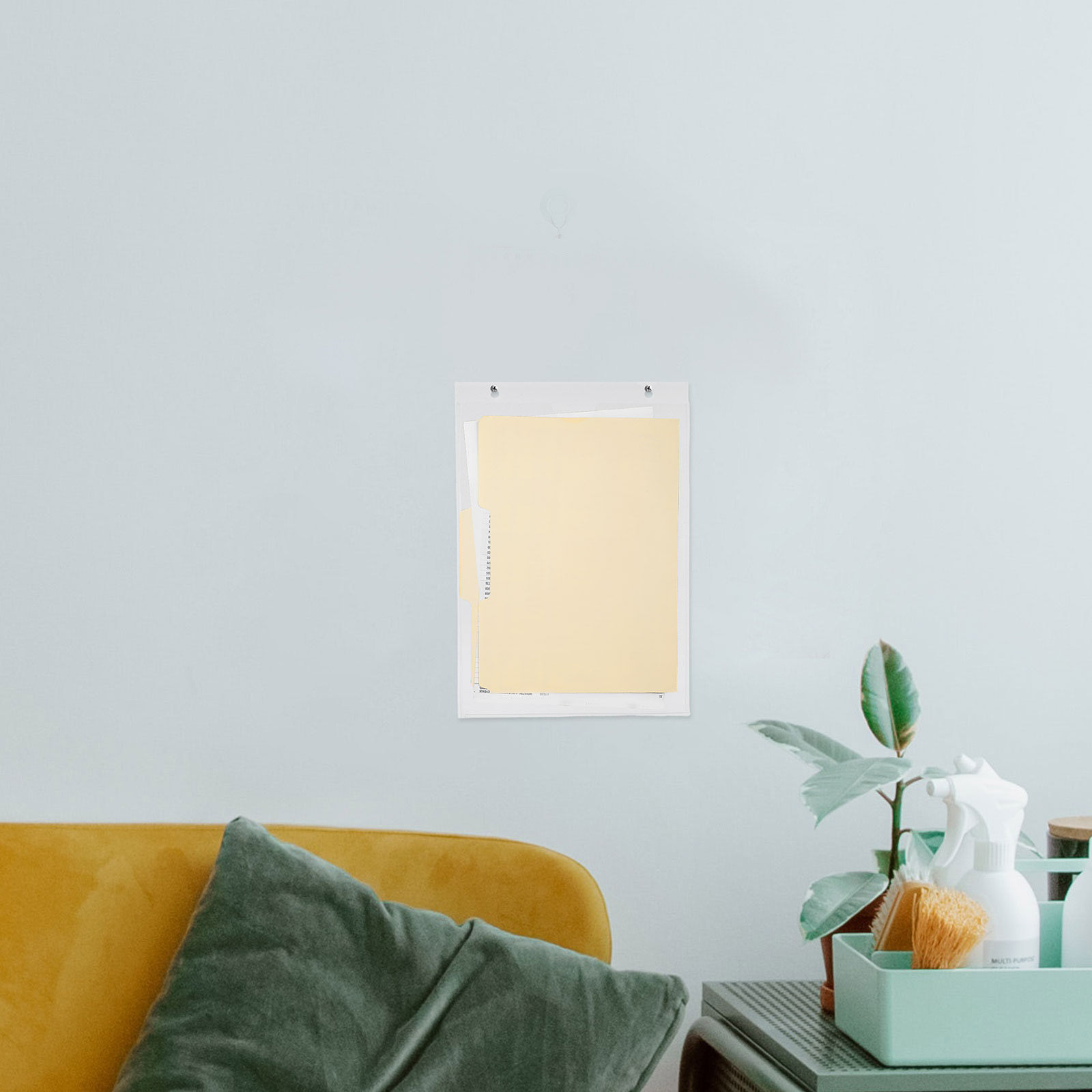 A4 Clear Wall Mounted Magazine - đánh giá và giá Magazine Holder Rack