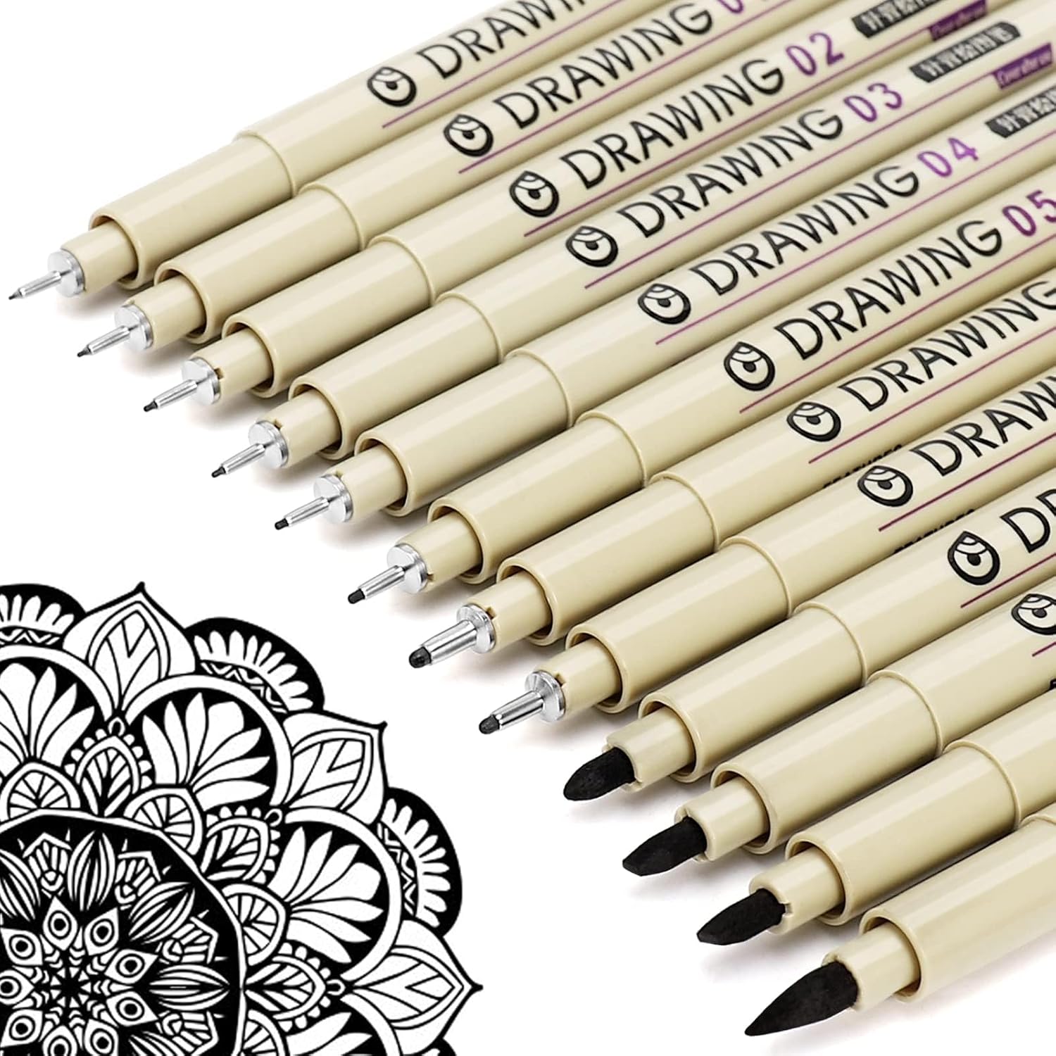Muchcute Micro Fineliner Drawi - đánh giá và giá Archive Box Set