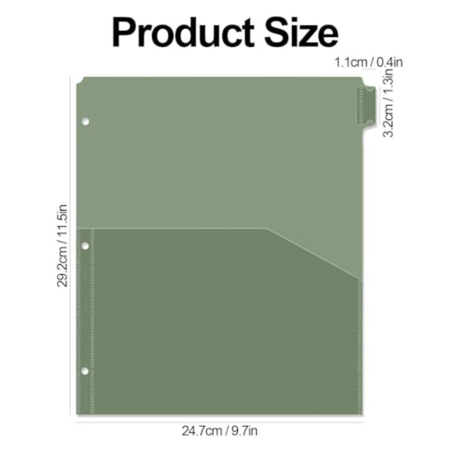Binder Dividers with Pockets 8 - đánh giá và giá Tab Divider A4