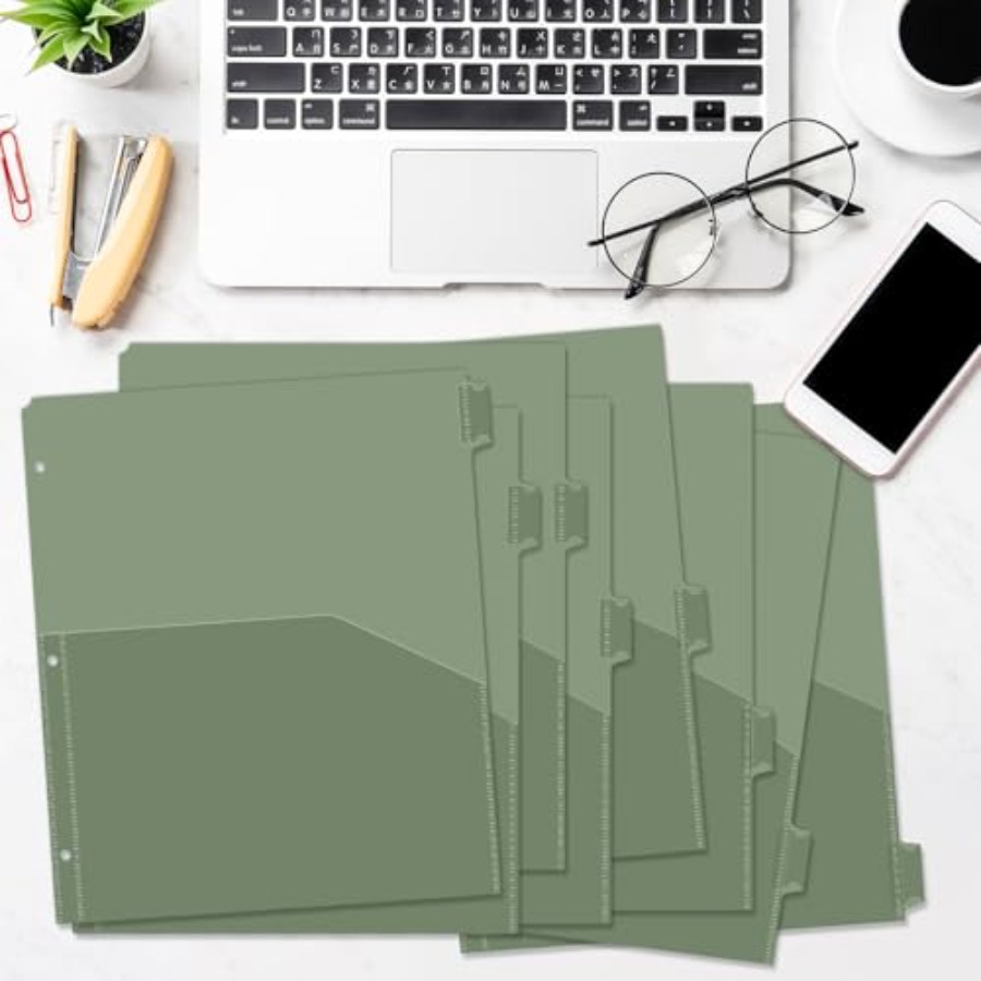 Binder Dividers with Pockets 8 - đánh giá và giá Tab Divider A4
