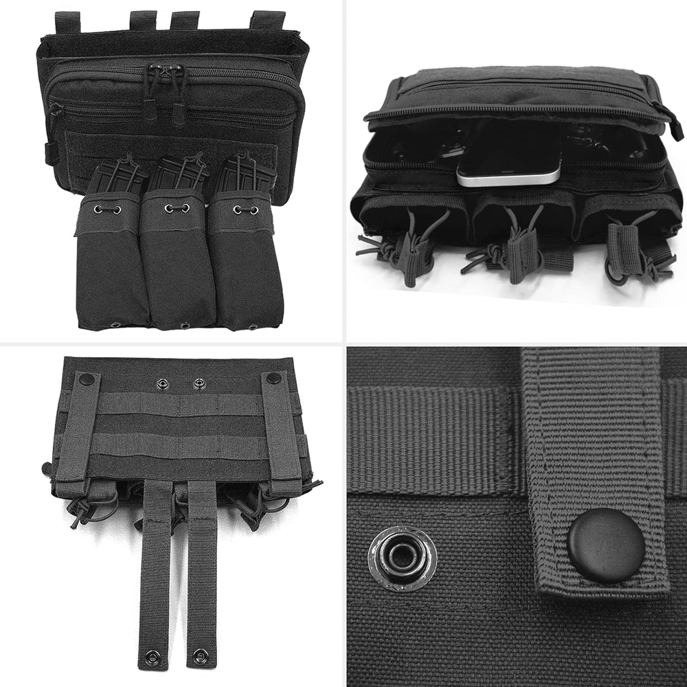 Molle Magazine Pouch Triple Ma - đánh giá và giá Magazine Holder Rack