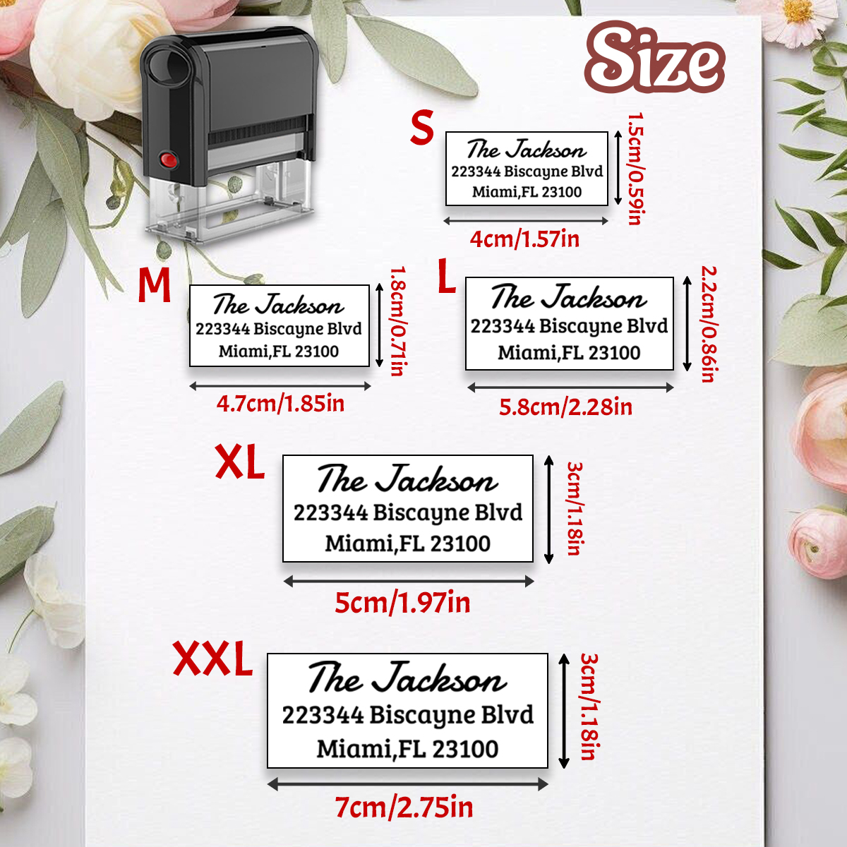 Custom Address Stamp, Return A - đánh giá và giá Rubber Date Stamp