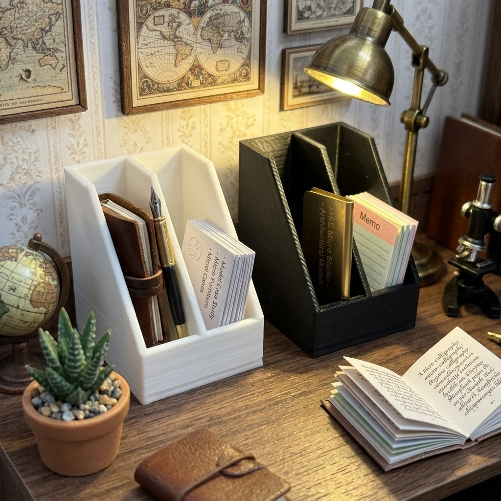2pcs Miniature Double Slot Fil - đánh giá và giá Magazine Holder Rack