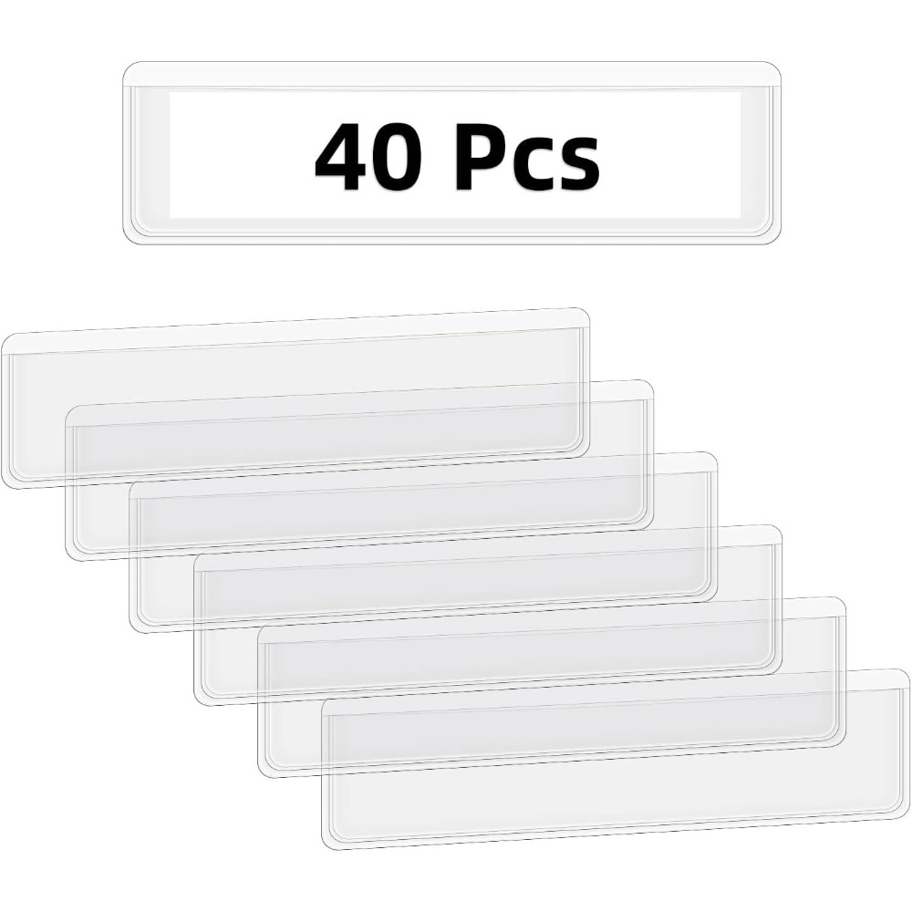 40 Pack Self Adhesive Clear Pl - đánh giá và giá Index Card Holder