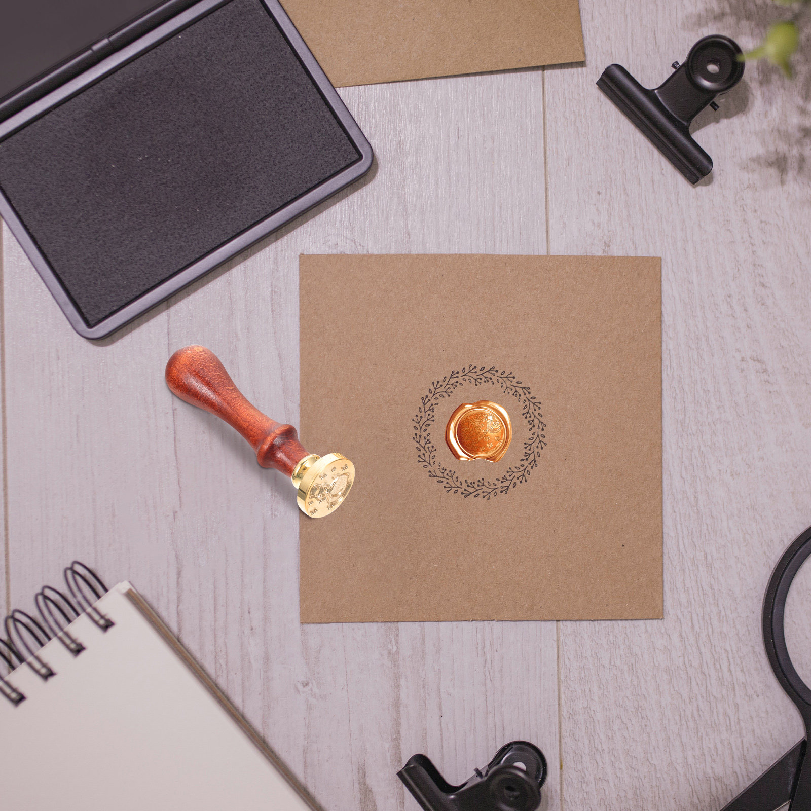 1Set Vintage Wax Seal Stamp Se - đánh giá và giá Wax Seal Stamp Set