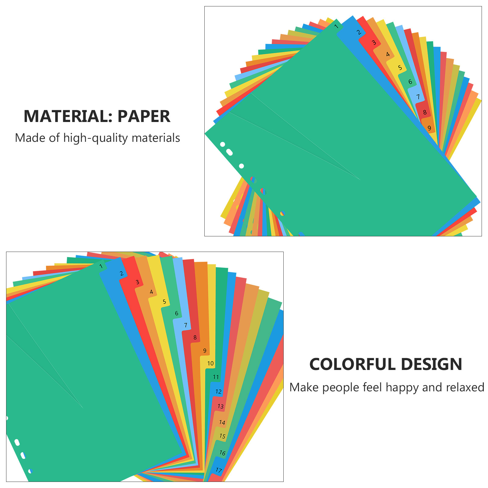 20 Pages A4 Colorful Plastic T - đánh giá và giá Tab Divider A4