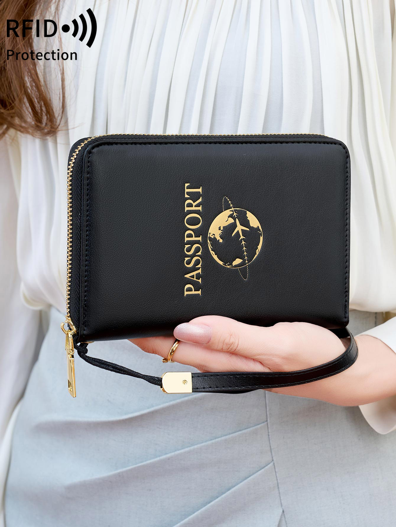 RFID shielded passport holder  - đánh giá và giá Index Card Holder