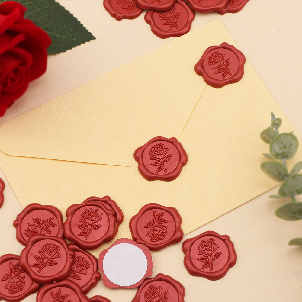 25pcs/set 3D Rose Flower Shape - đánh giá và giá Wax Seal Stamp Set
