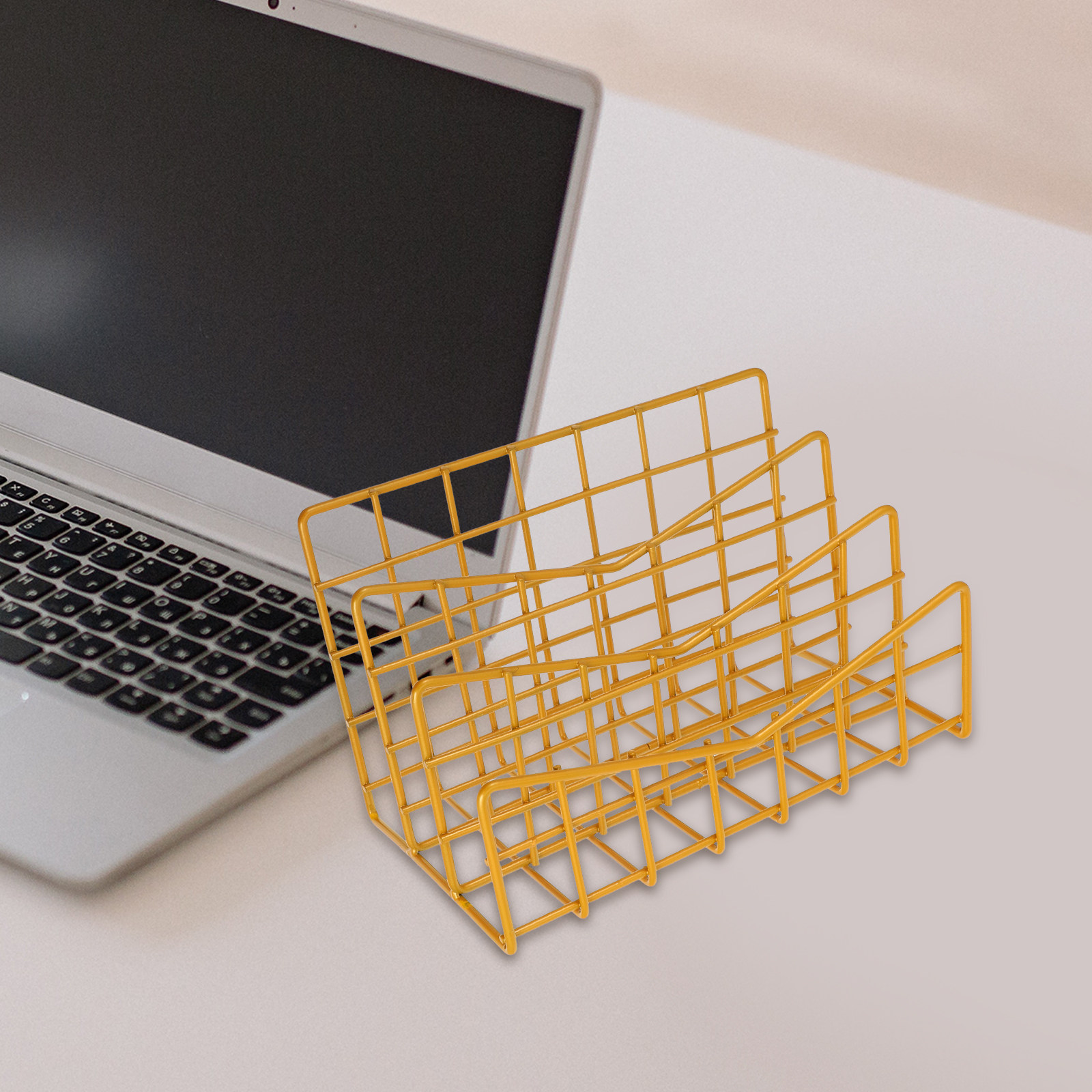 1Pcs Electroplated Metal Stora - đánh giá và giá Magazine Holder Rack
